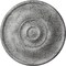 Ekena Millwork Jefferson Ceiling Medallion (Canopies up to 2 7/8"), 11 3/4"OD x 3/8"P, Ultra Pure White Crackle CM12JEUWC - alternate 1